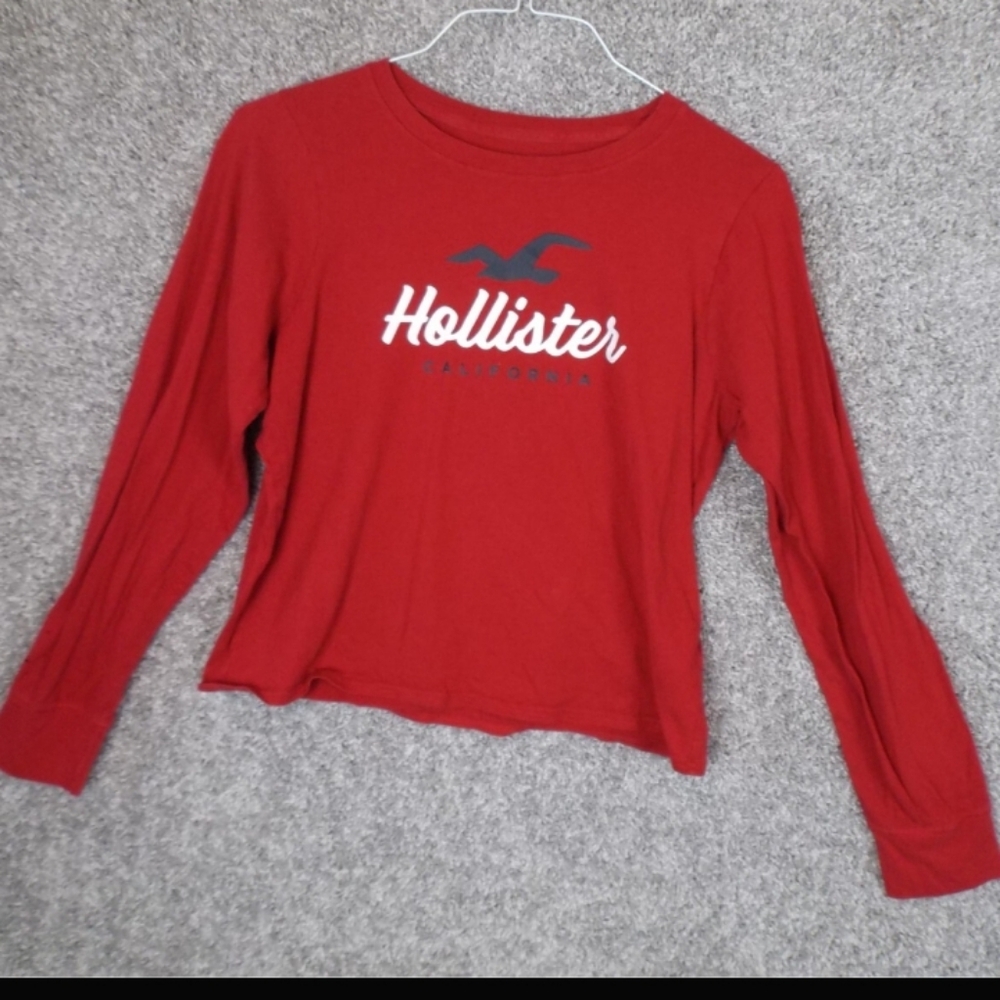 Hollister Sleep California Red Long Sleeve Tee